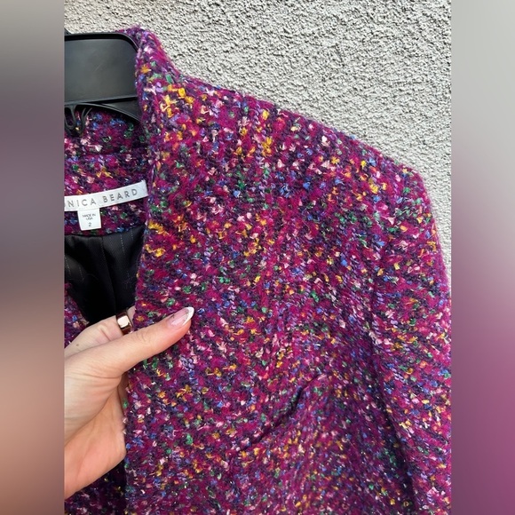 Veronica Beard Crispin Tweed Jacket Coat - Picture 13 of 16